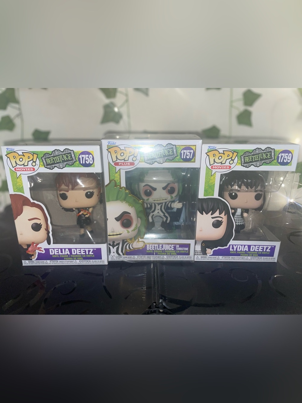 Beetlejuice Funko Pop Lot of 3 | Lydia, Delia & Beetlejuice Plus